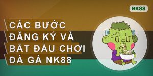 Các bước đăng ký và bắt đầu chơi đá gà Nk88